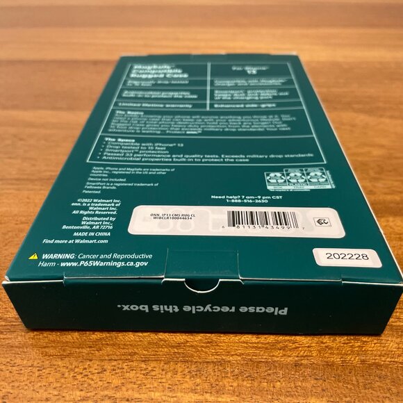 NIB, NEW Protect ONN. MagSafe Compatible Rugged Phone Case for iPhone 13 “Clear” - Picture 6 of 12